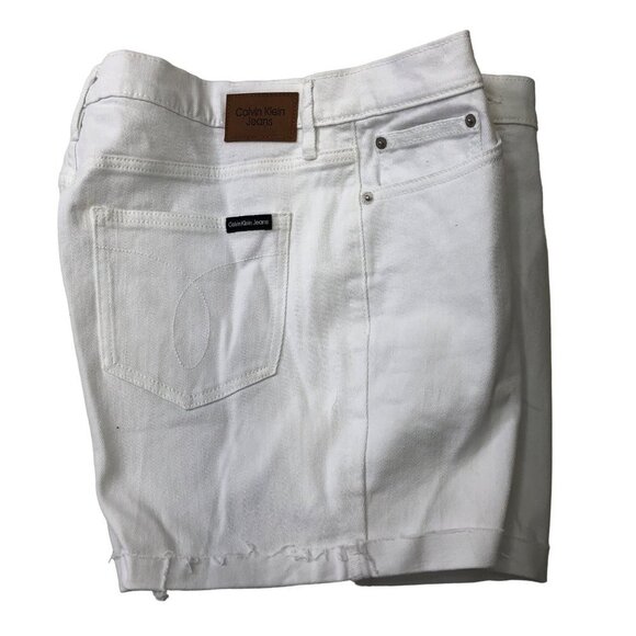 $59 Calvin Klein Jeans Women's High-Rise Roll-Cuff Shorts size 31 nwt - Picture 5 of 7